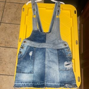 Vintage Free People Skirt Overalls